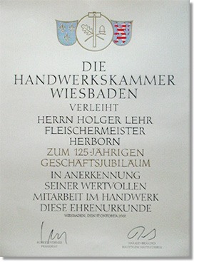 125 Jahre Lehr, Herborn